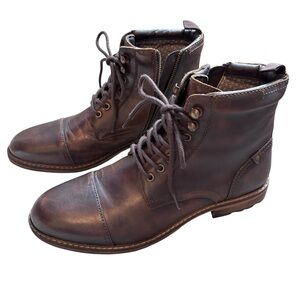 Crown Vintage Cabastian Dark Brown Lace-Up Boots Men’s 11.5 Classic Comfort